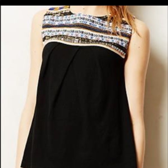Anthropologie Tops - Akemi and Kin embroidered and beaded tank